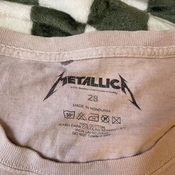 T-shirt 4x BooHoo plus size Metalica rose - Picture 4 of 4